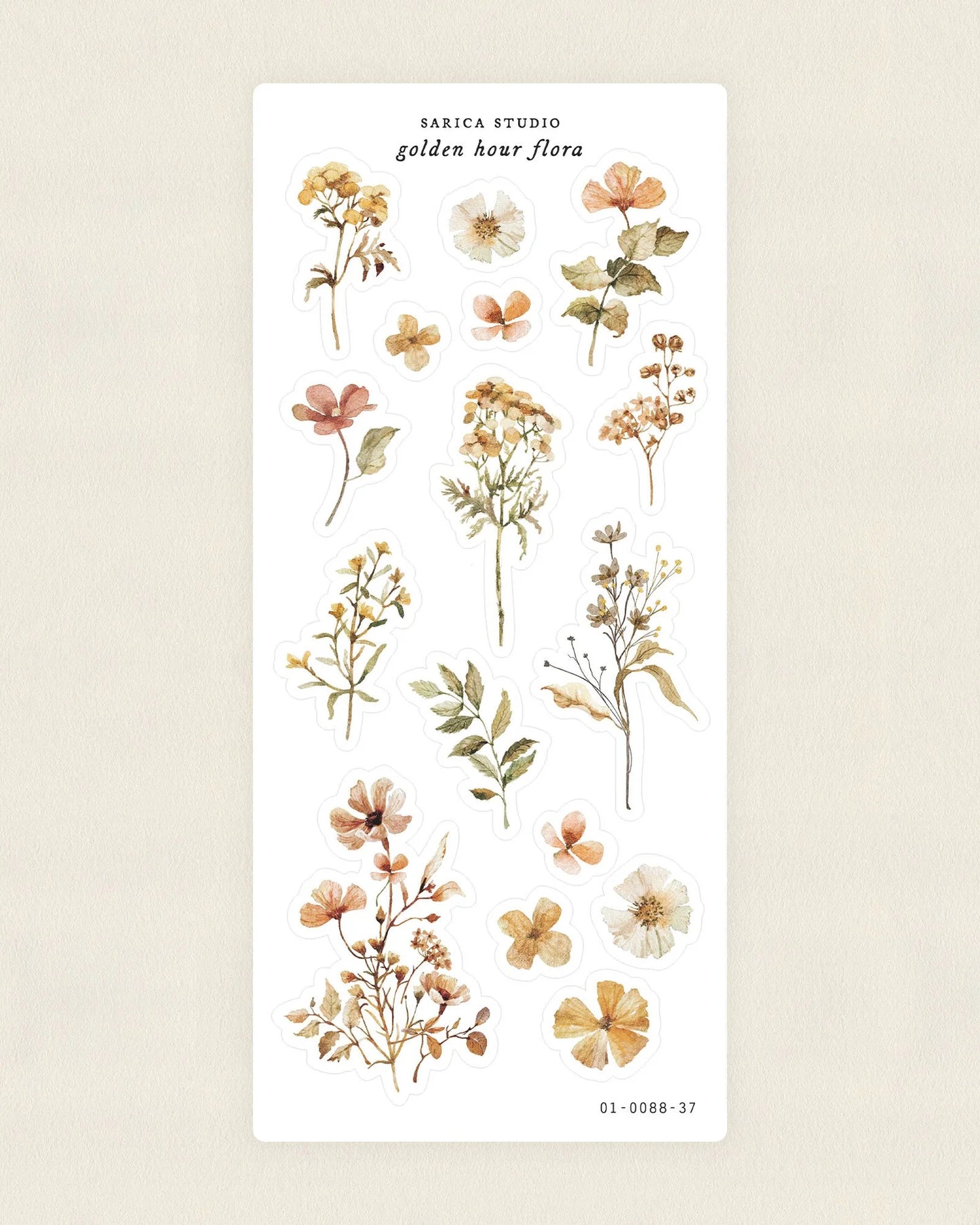 Golden Hour Flora Sticker