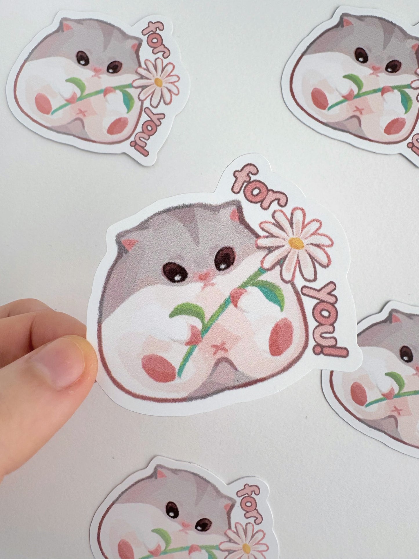 ‘For you’ Hamster Sticker