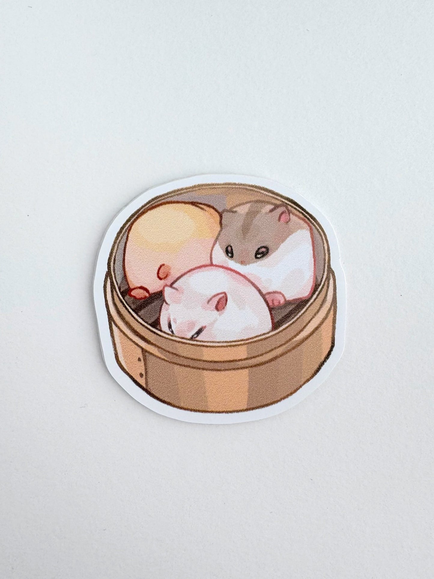 Dim Sum Hamsters Sticker