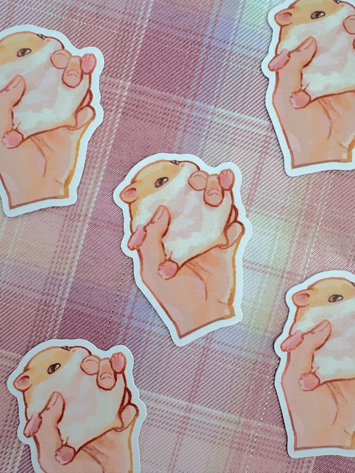 Squeeze Hamster Sticker