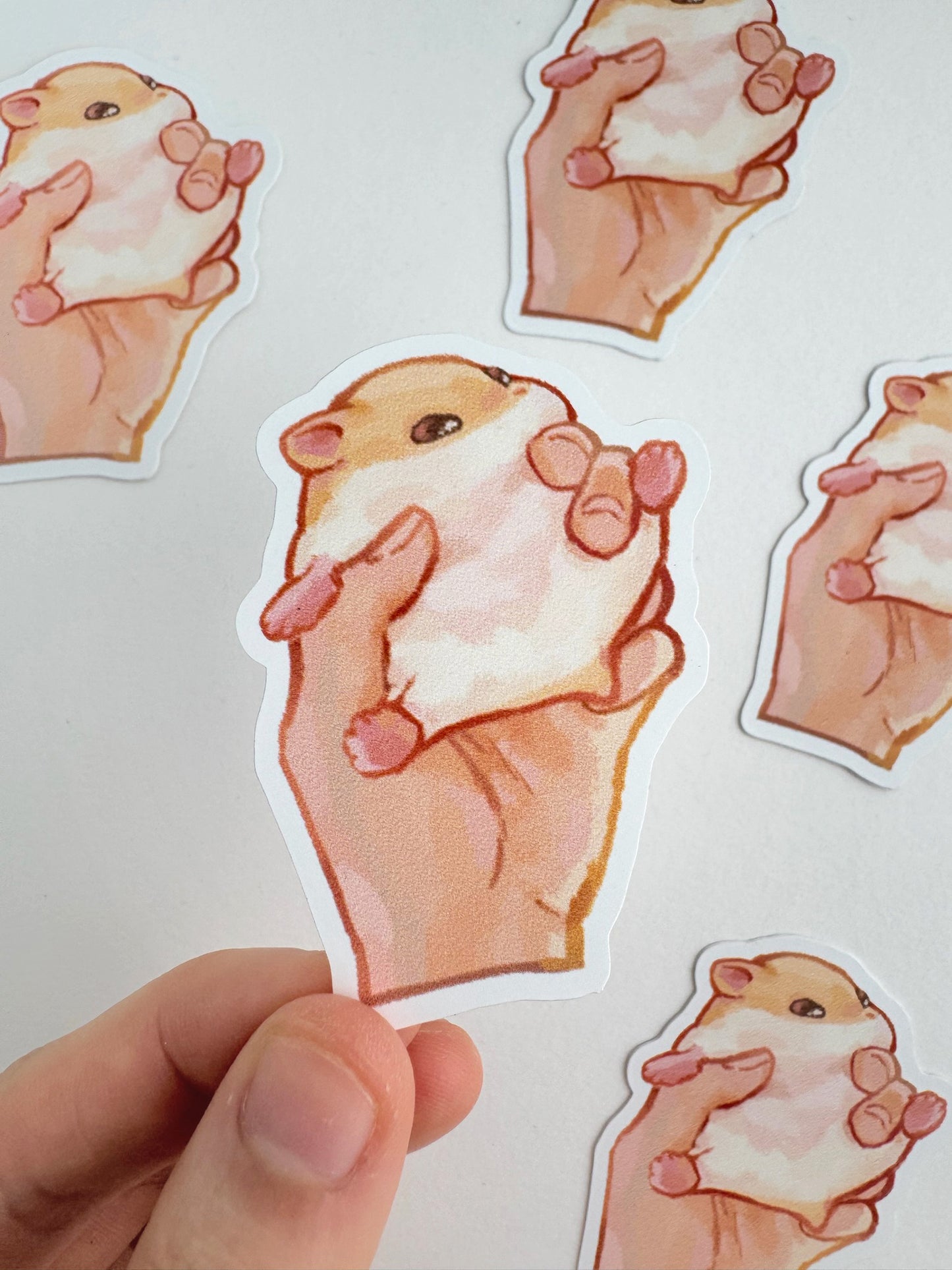 Squeeze Hamster Sticker