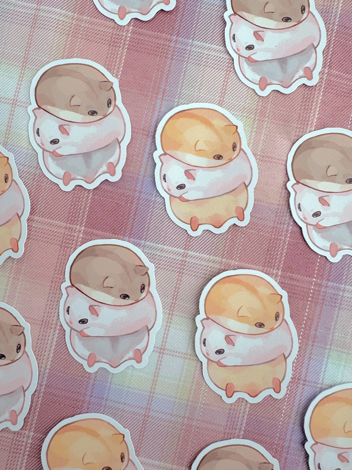 Hamster Stack Sticker - Neutral