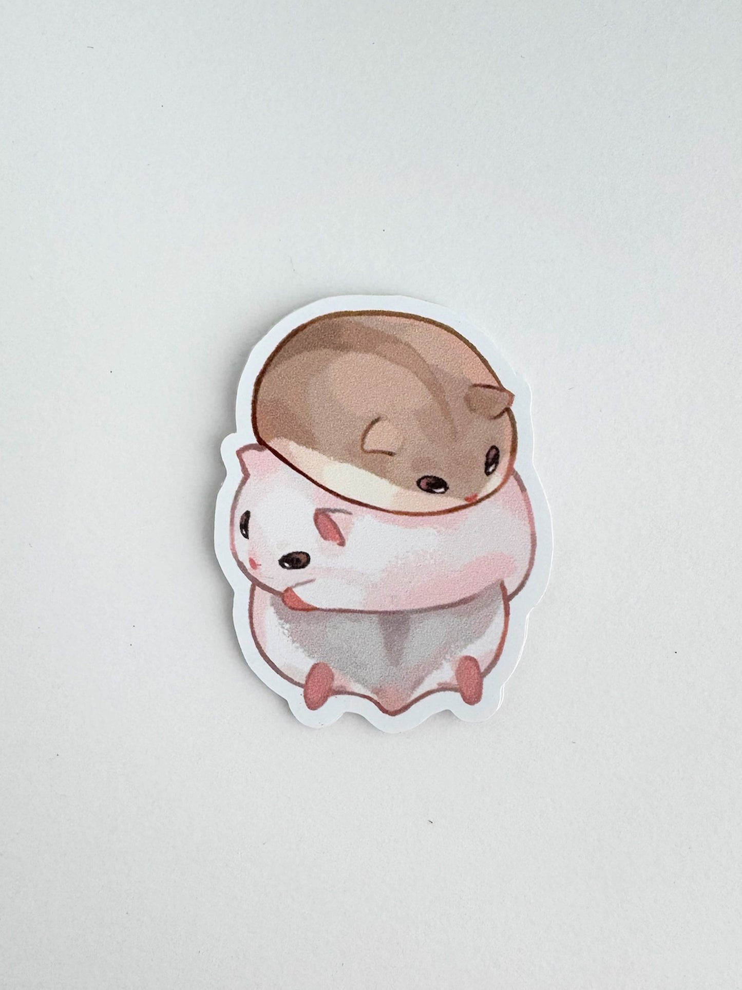 Hamster Stack Sticker - Neutral