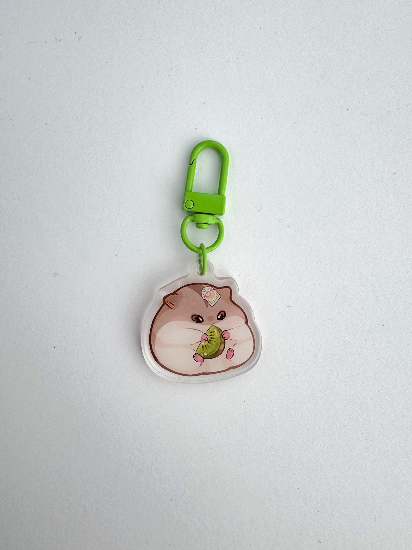Kiwi Hamster Keychain