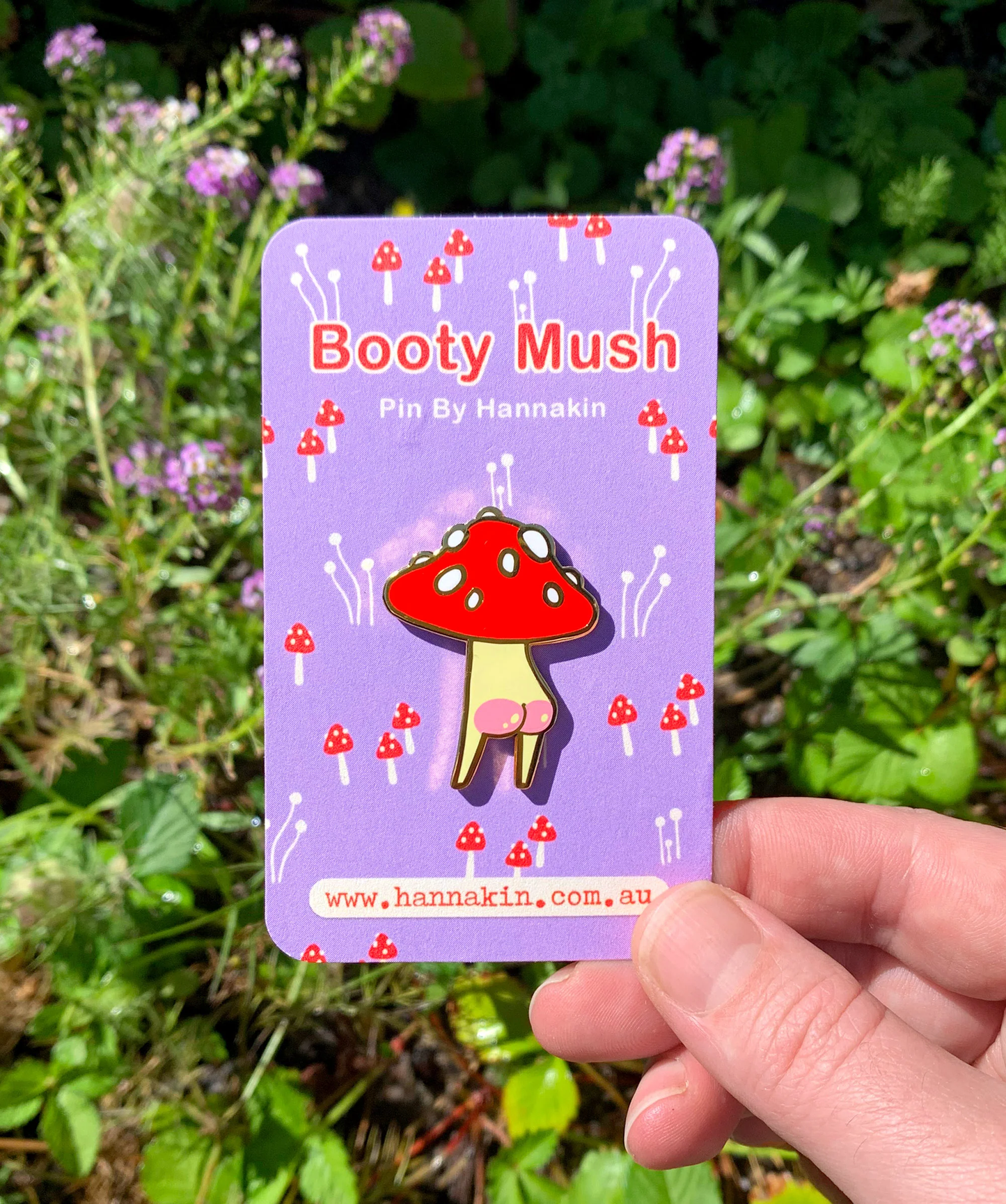 Booty Mush  - Enamel Pin