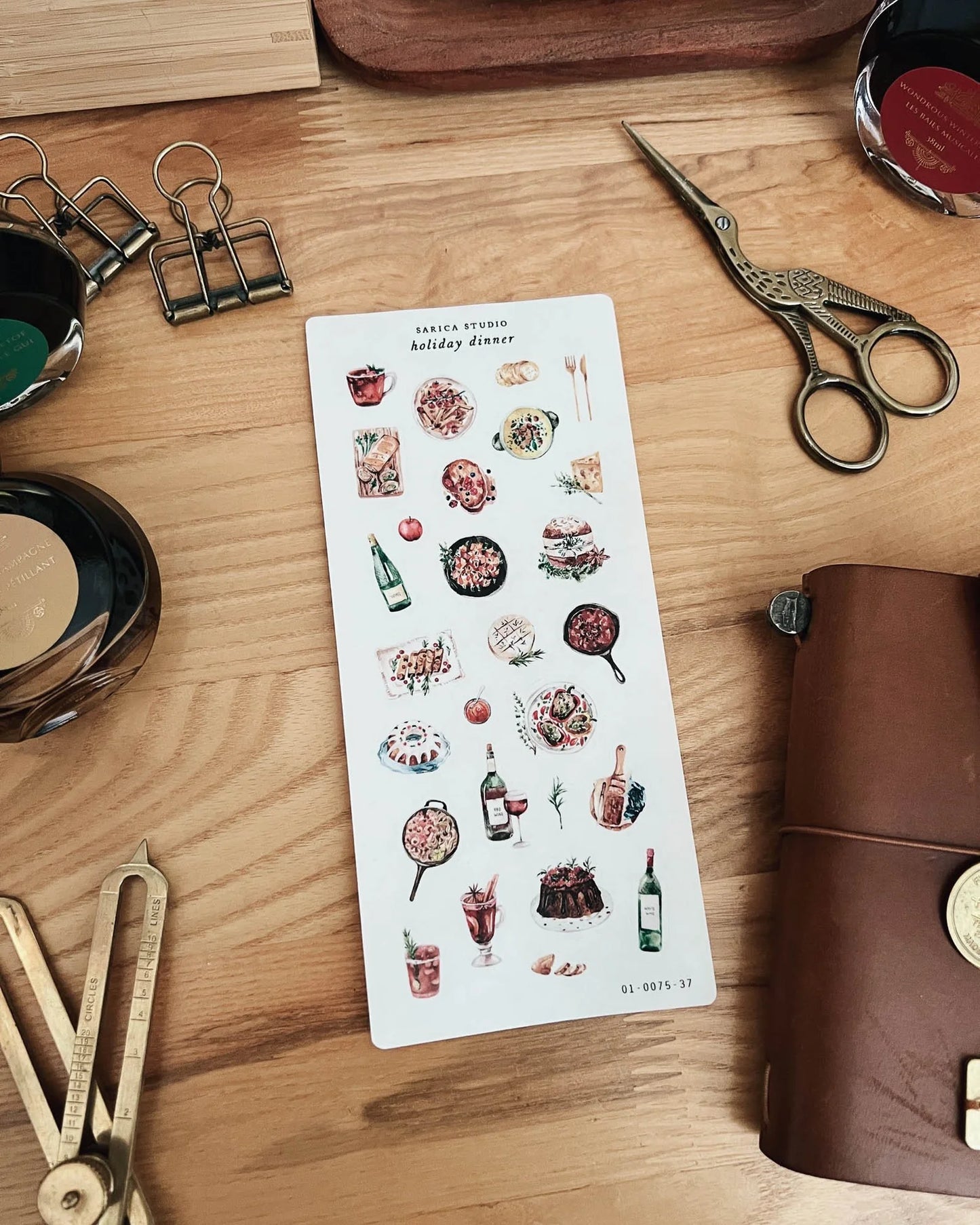 Holiday Dinner Sticker