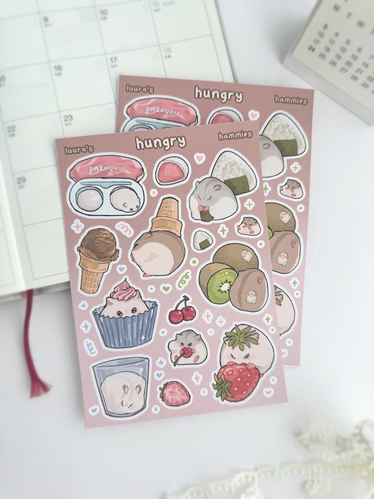 Hungry Hamsters Sticker Sheet – Soe & Soe
