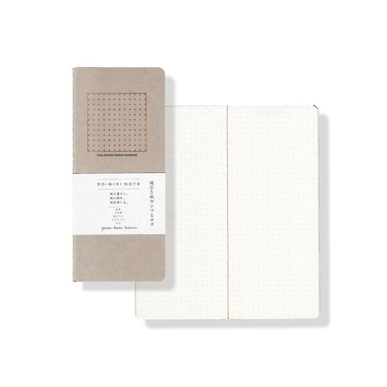 Ro-Biki Note Travel Notebook - 5mm Cross (Dot Grid)