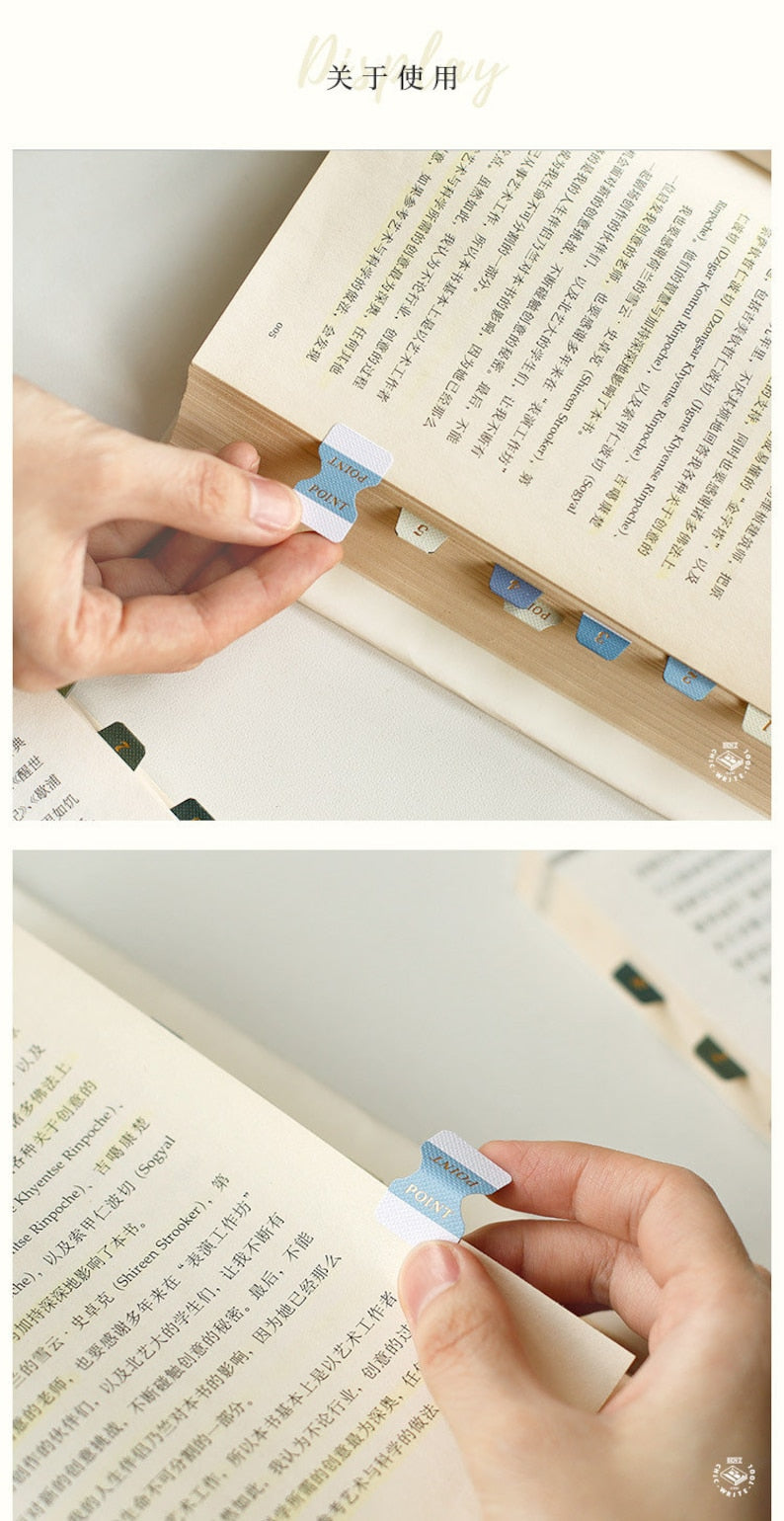 Gradation Colour Index Tabs Stickers