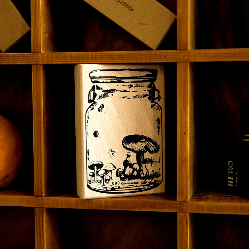 World in a Bottle Stamp - Mycology