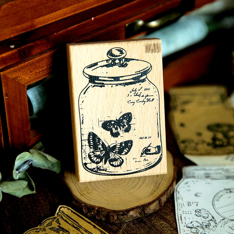 World in a Bottle Stamp - Butterflies