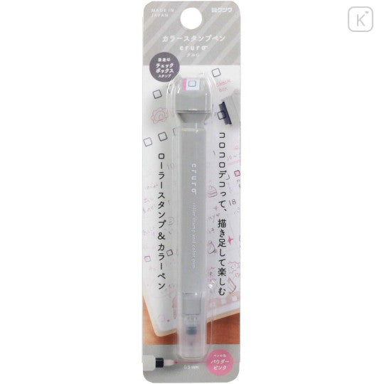 Kutsuwa Cruro Rolling Stamp Pen - Checkbox Square