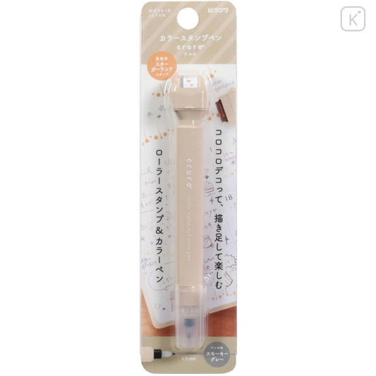 Kutsuwa Cruro Rolling Stamp Pen - Star Garland