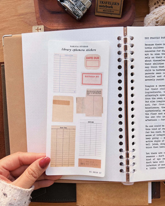 Library Ephemera Sticker