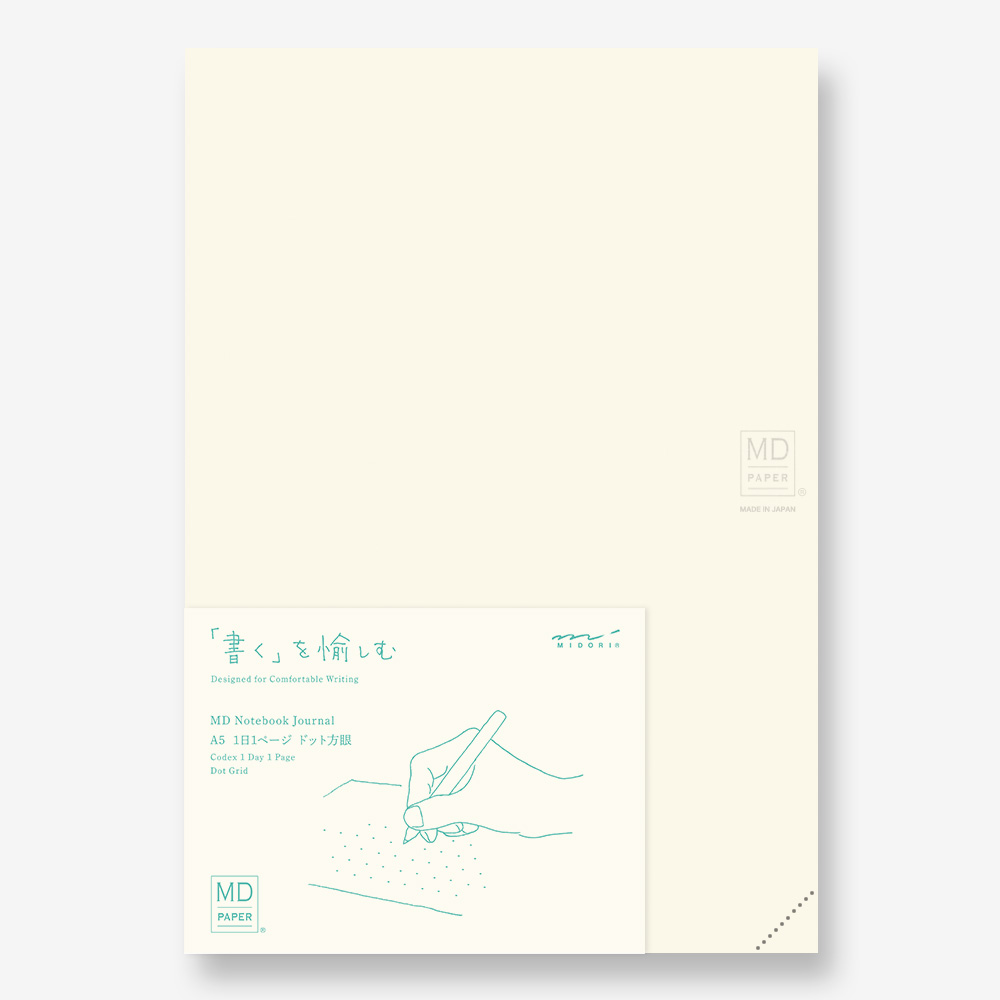 MD Notebook Journal Codex 1 Day 1 Page (5mm Dot Grid)