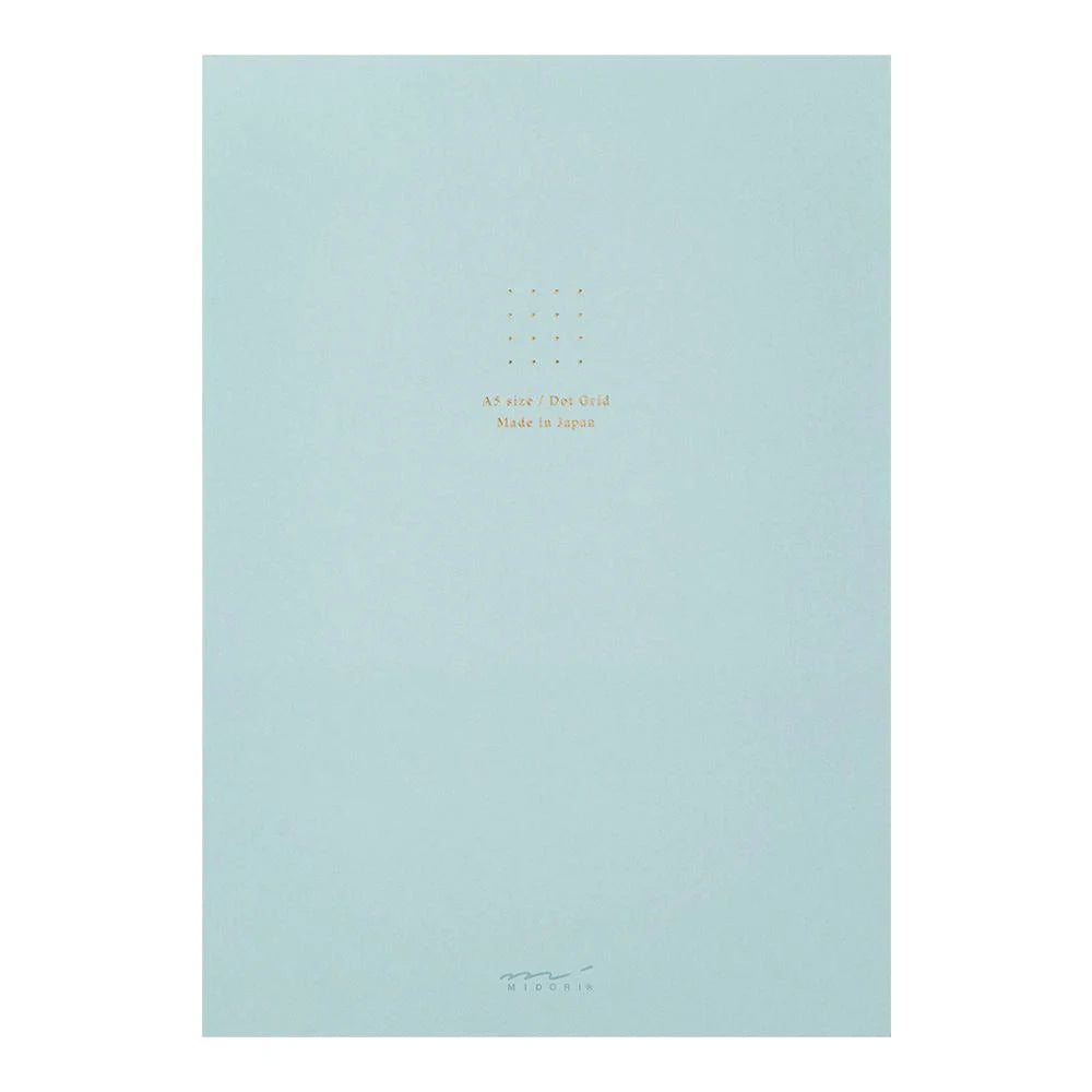 Midori Colour Paper Pad A5 Dot Grid - Blue