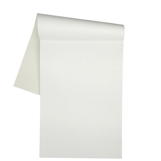 Midori Colour Paper Pad A5 Dot Grid - White