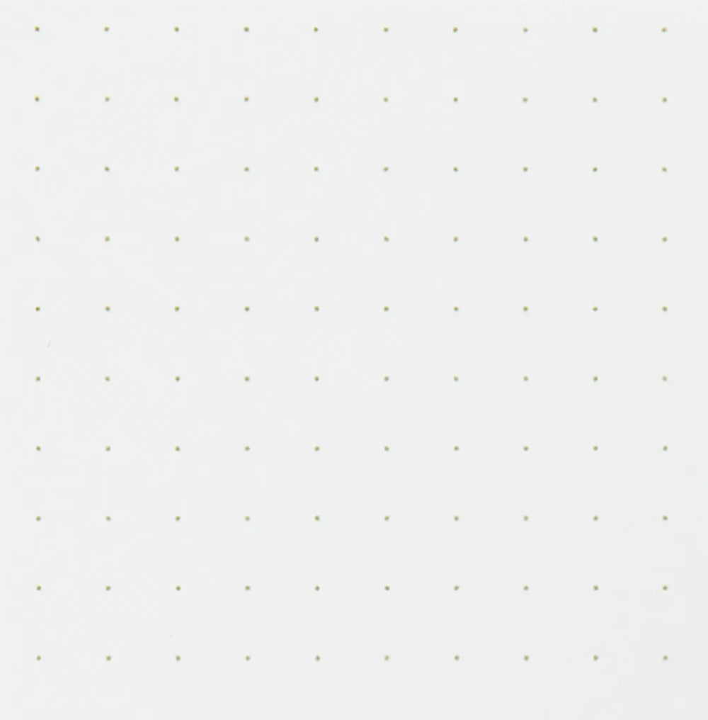 Midori Colour Paper Pad A5 Dot Grid - White