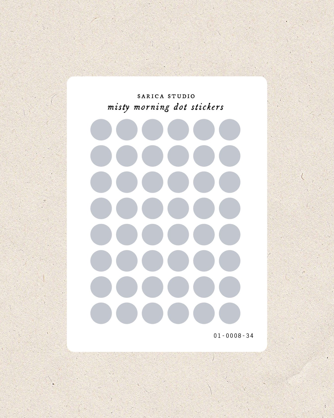 Misty Morning Mini Dot Stickers