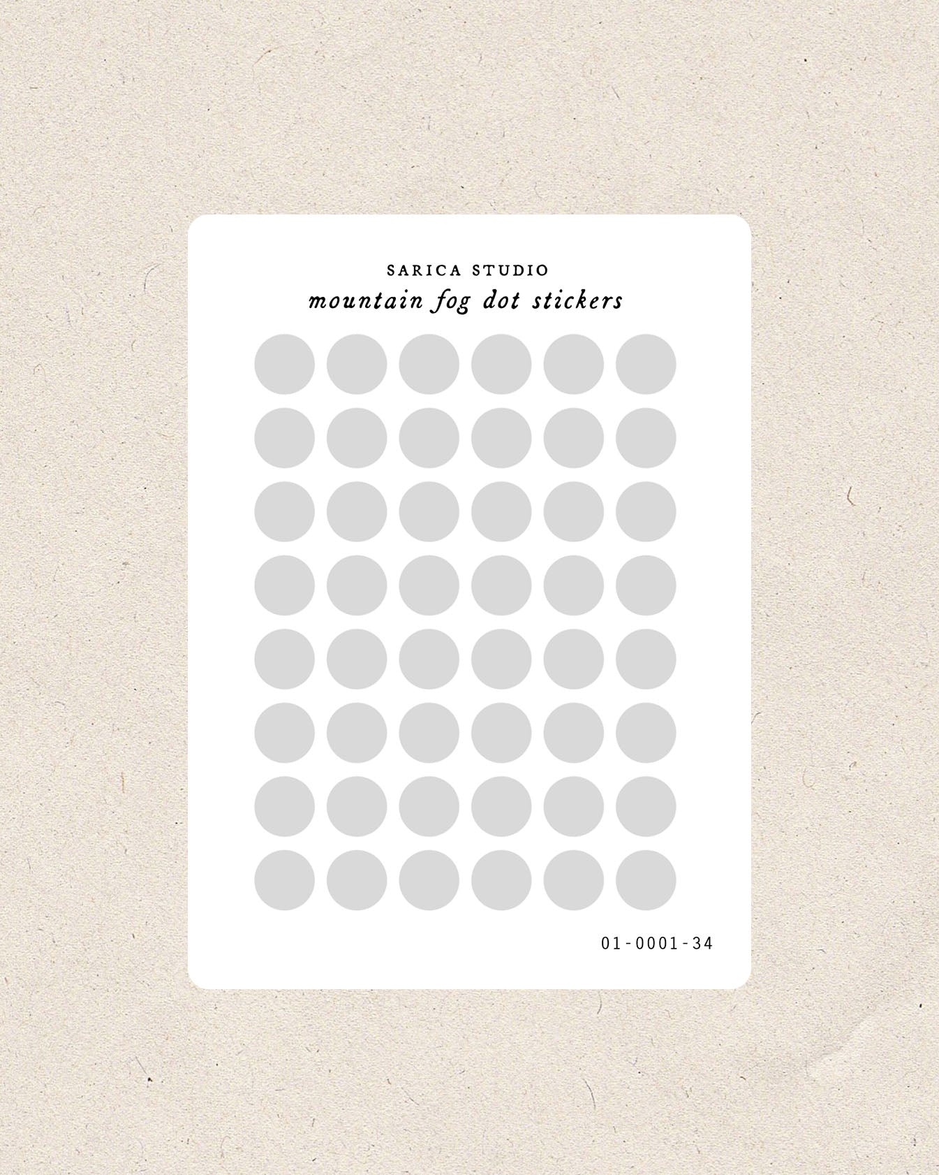 Mountain Fog Mini Dot Stickers