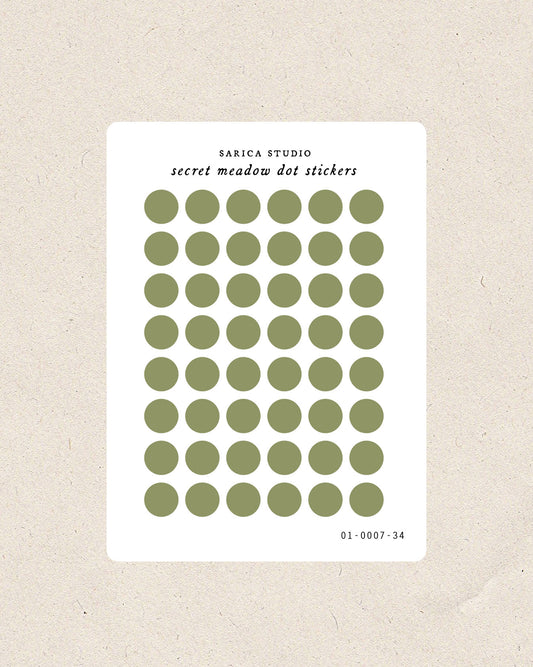 Secret Meadow Mini Dot Stickers