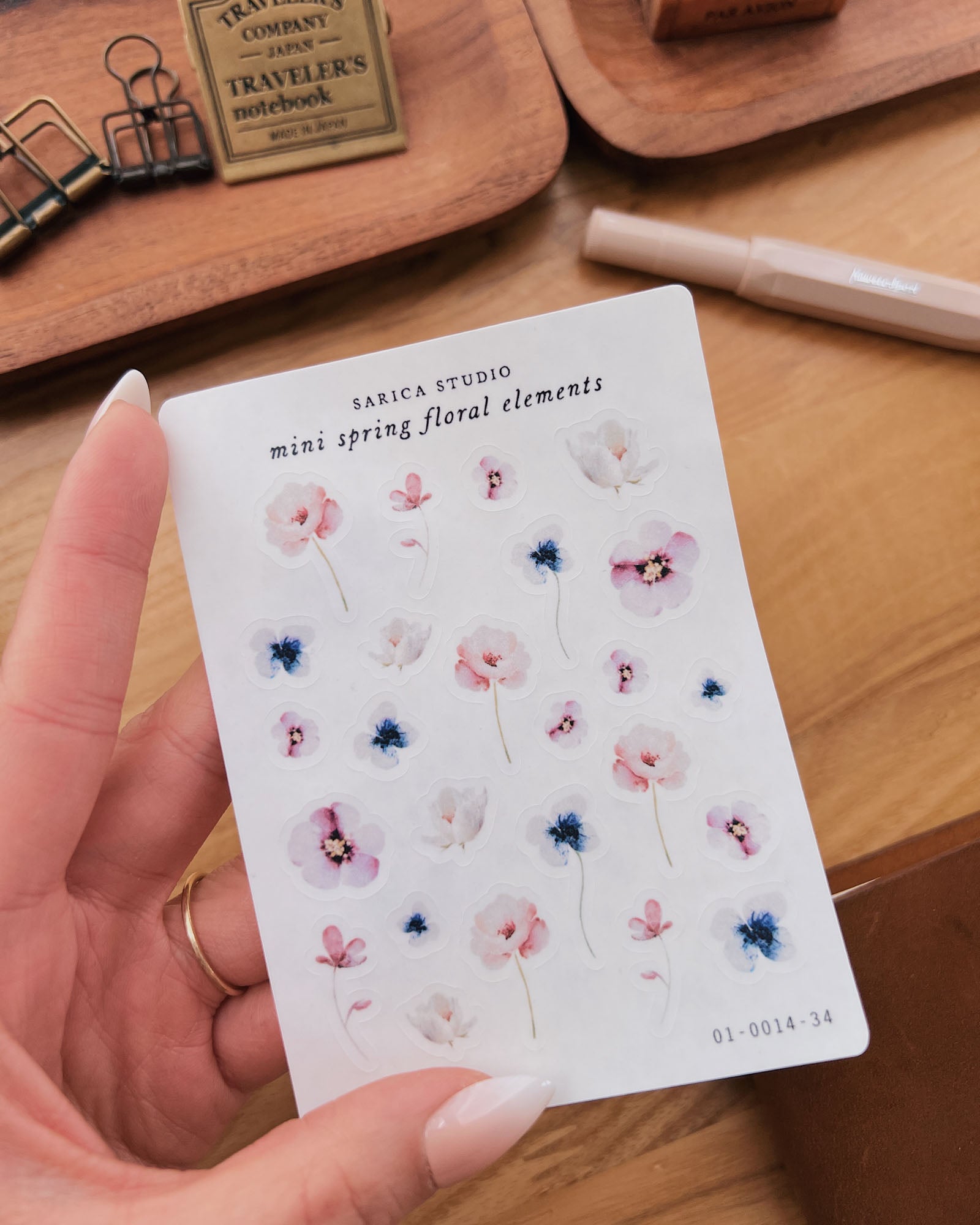 Sticker Mini Spring Roll Mini Spring Floral Stickers – Soe & Soe