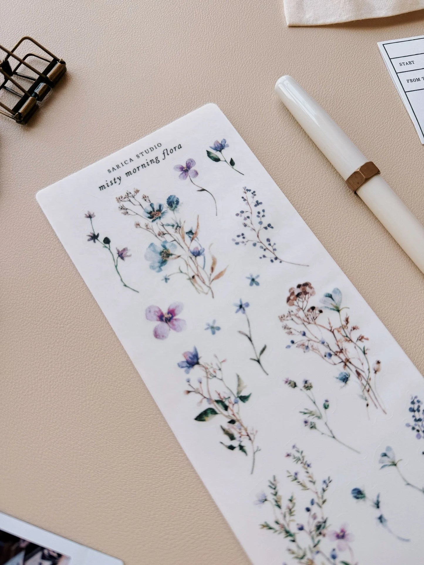 Misty Morning Flora Sticker