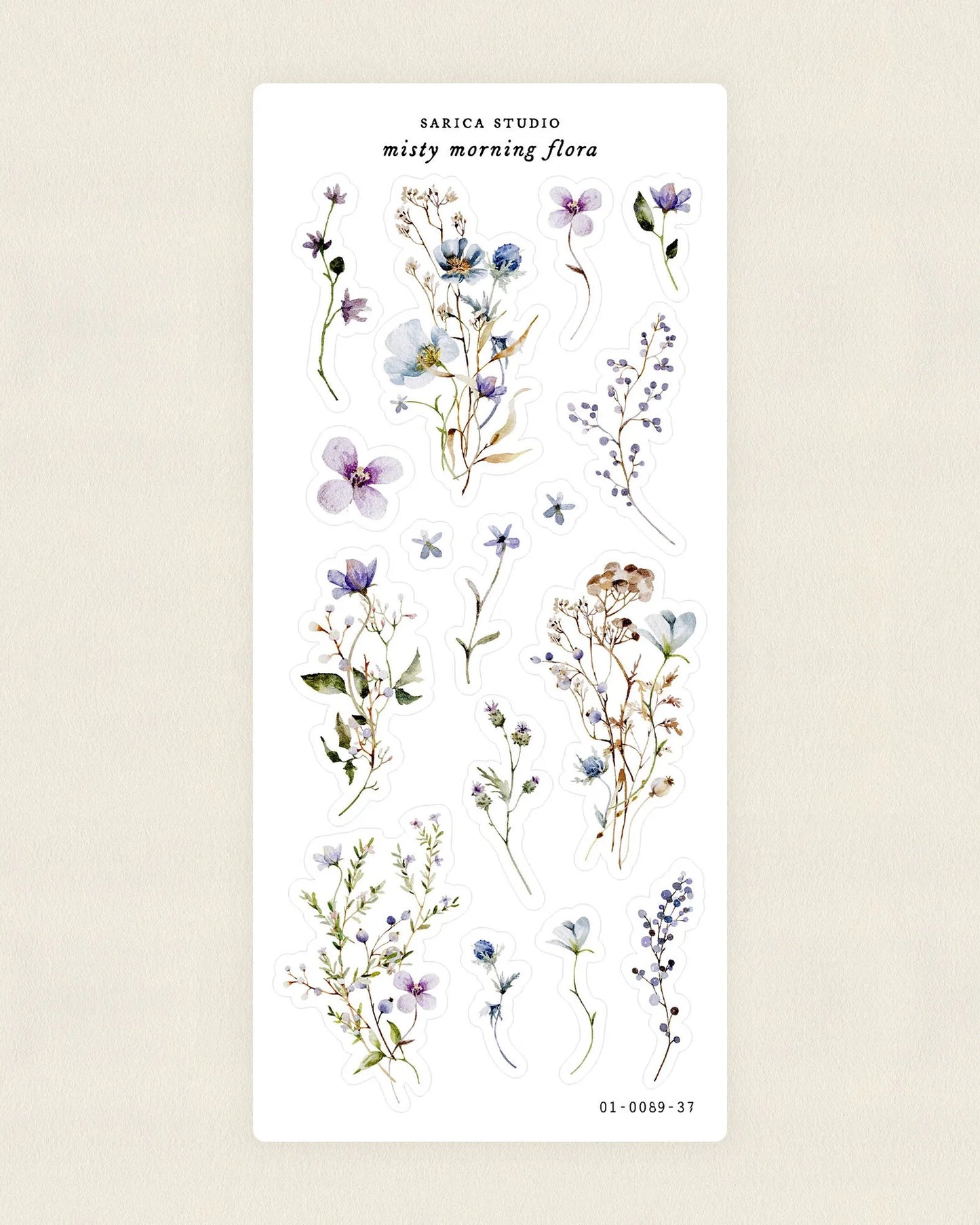 Misty Morning Flora Sticker