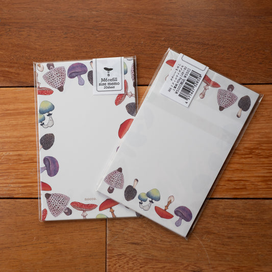 M6 Refill Size Memo - Cute Mushrooms