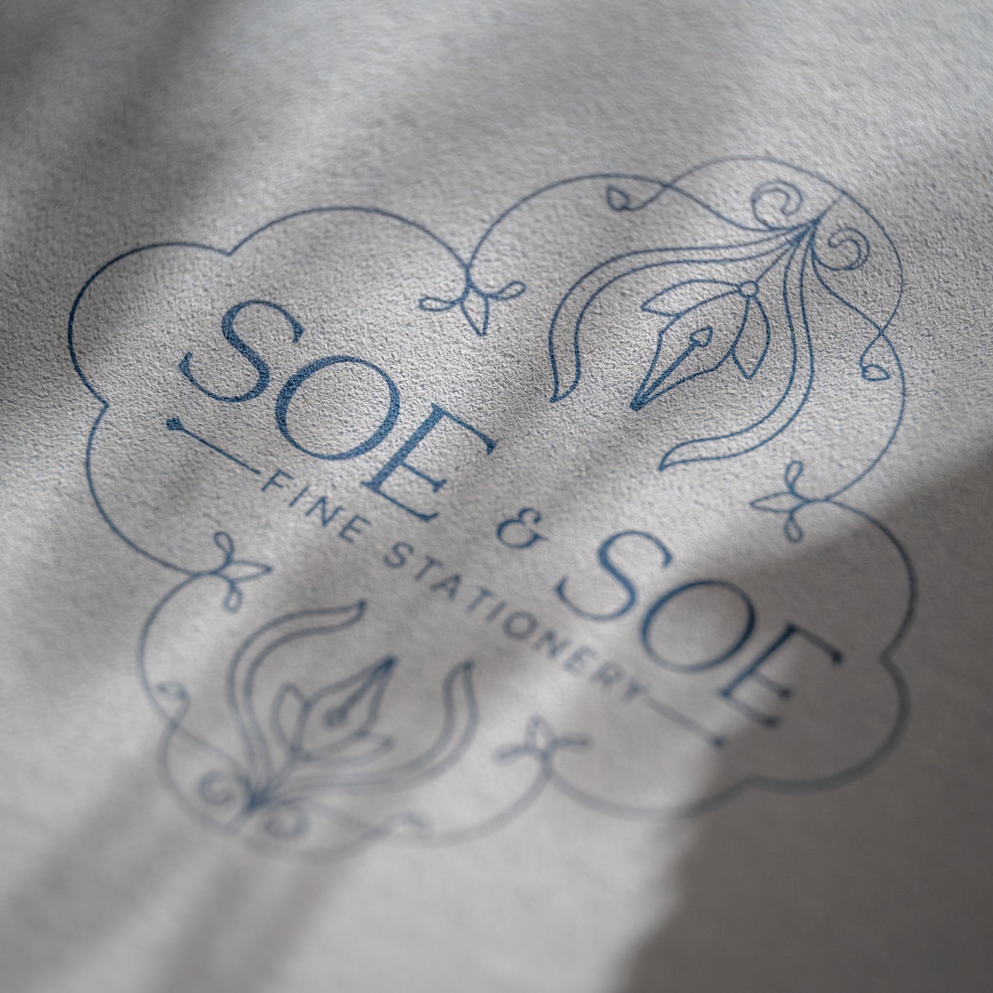 Fountain Pen Tray - Blue Hydrangea