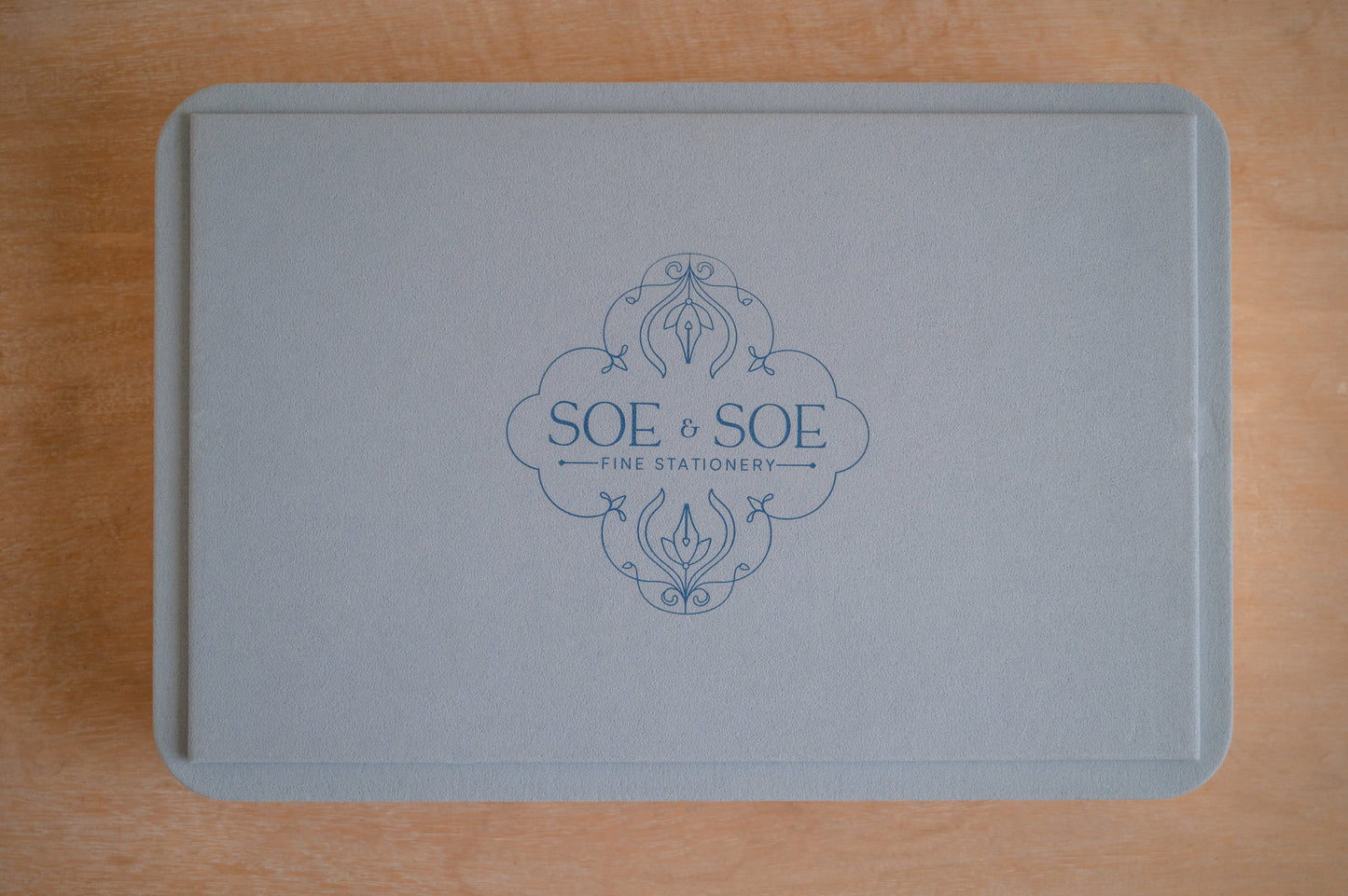 Fountain Pen Tray - Blue Hydrangea