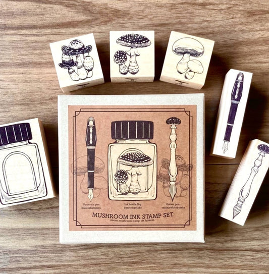 Mushroom Ink Stamp Set