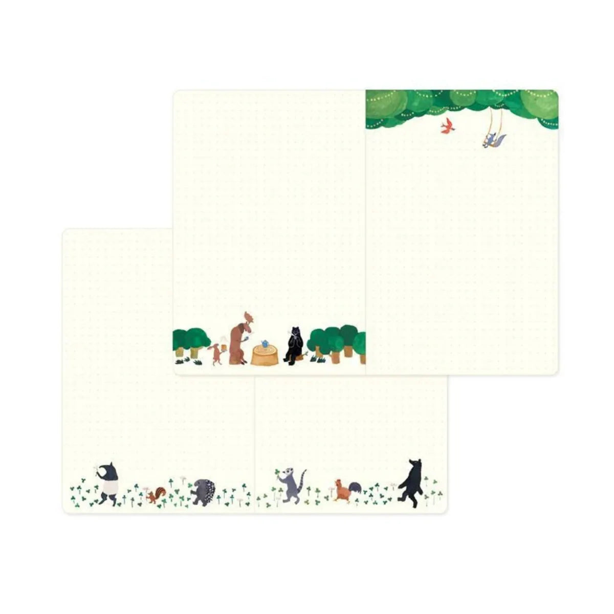 Yuru Log Notebook - Forest Animal