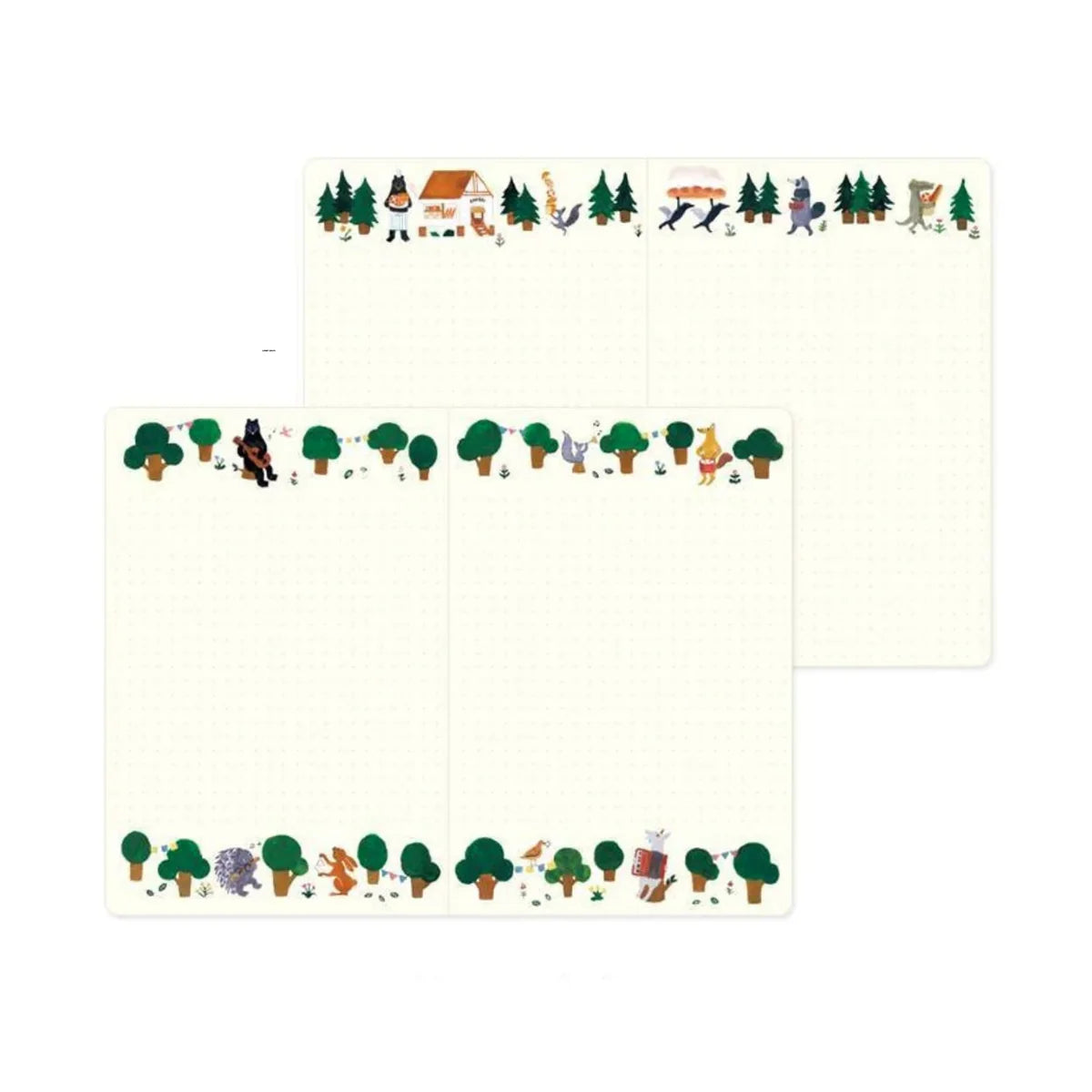 Yuru Log Notebook - Forest Animal