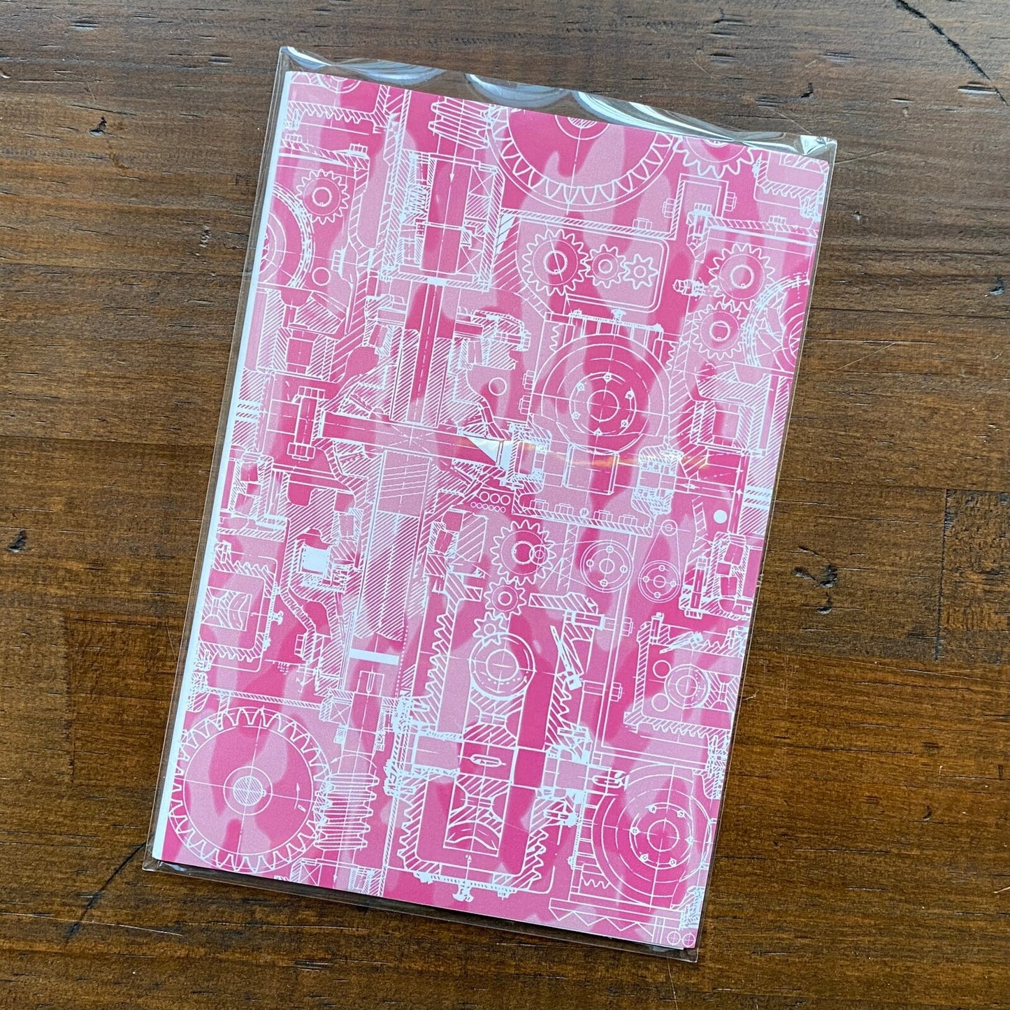 Old Blue Print Colouring Ink Postcards