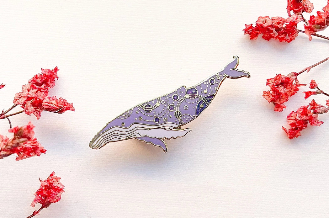 Orbital Humpback Whale (Sea Siren) Pin