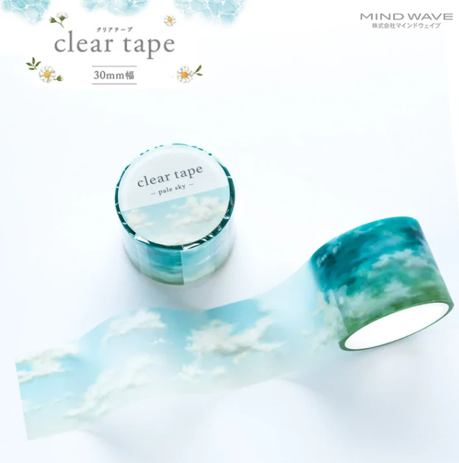 Pale Sky Clear Tape