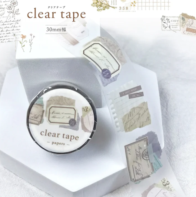 Papers Clear Tape