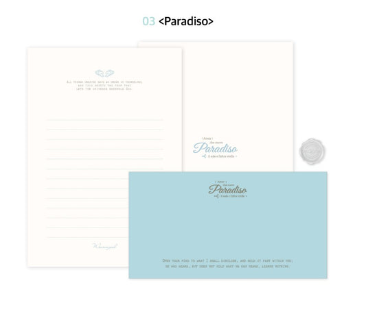 World Literature Letter Set - Paradiso (5 sets)