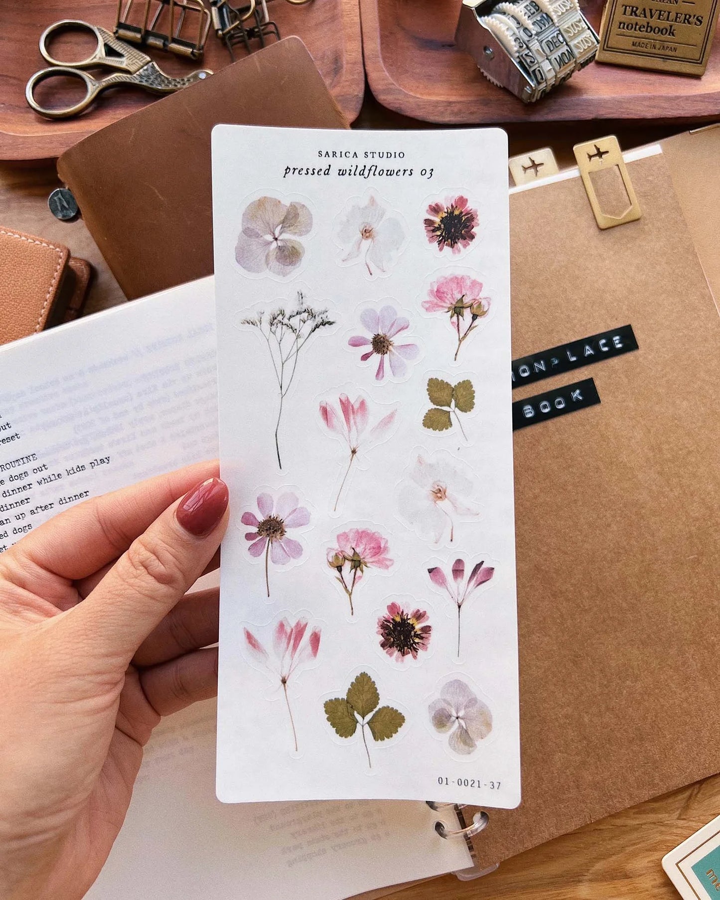 Pressed Wildflowers 03 Sticker