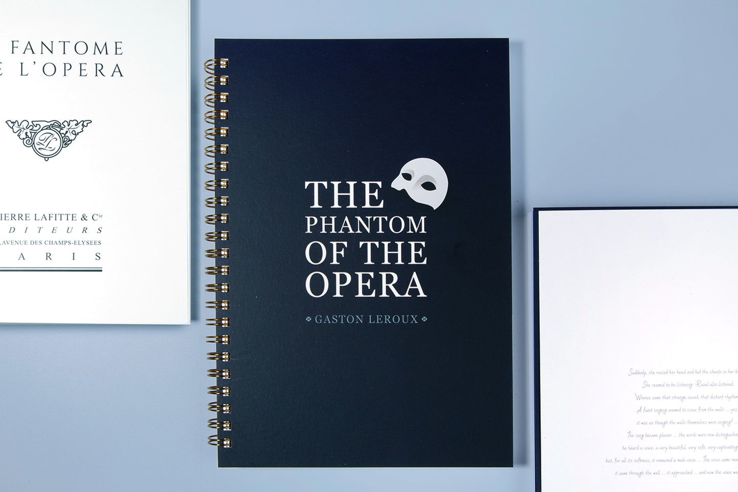 The Phantom of the Opera Spiral Bound A5 Notebook - Line