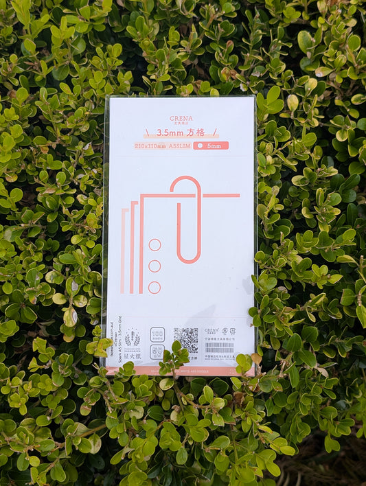 Crena Spark Organisers Refill 3.5mm Grid - A5 Slim/ TN Regular