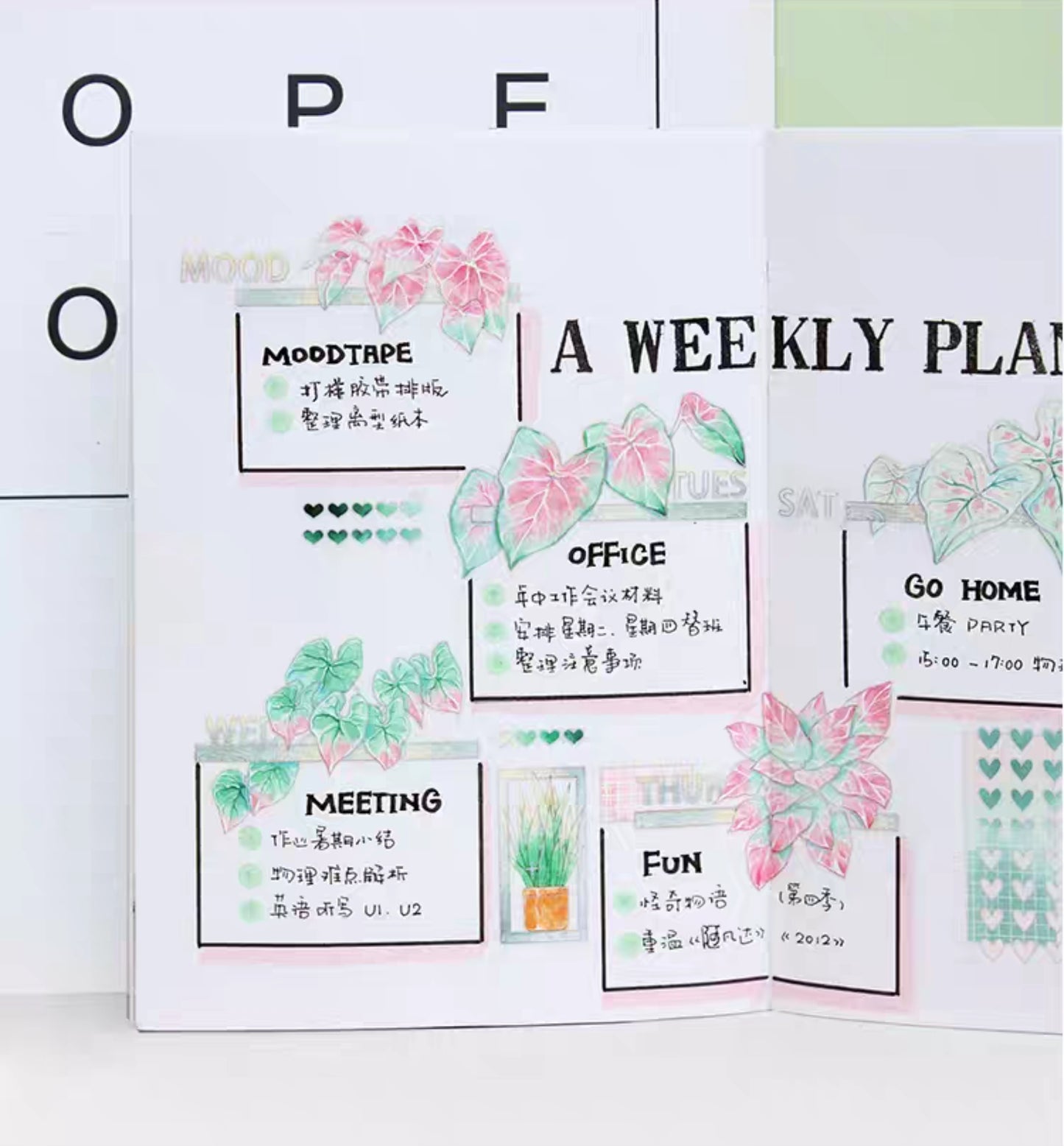 Caladiums (Angel Wings) PET Tape