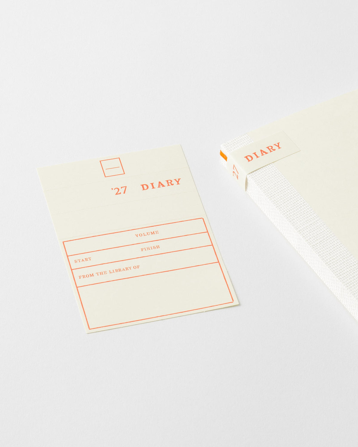 MD Notebook Diary A7 (2027) Monthly Block + Memo