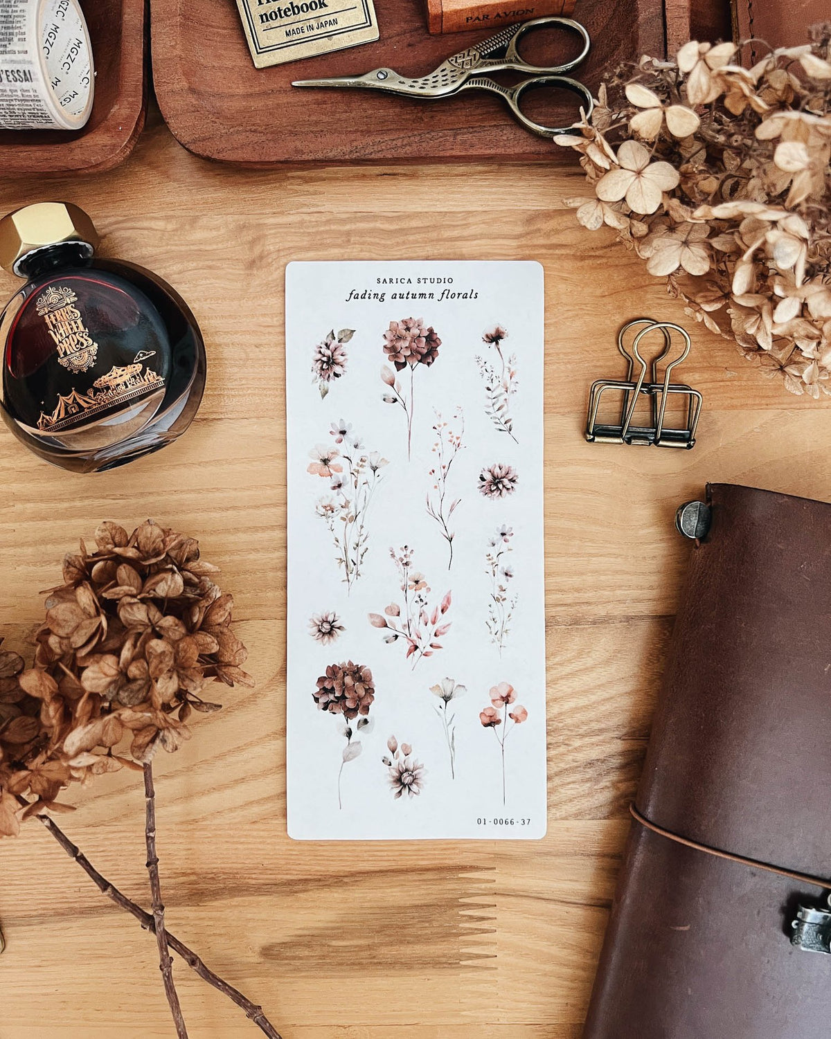 Fading Sticker Design Fading Autumn Florals Stickers – Soe & Soe