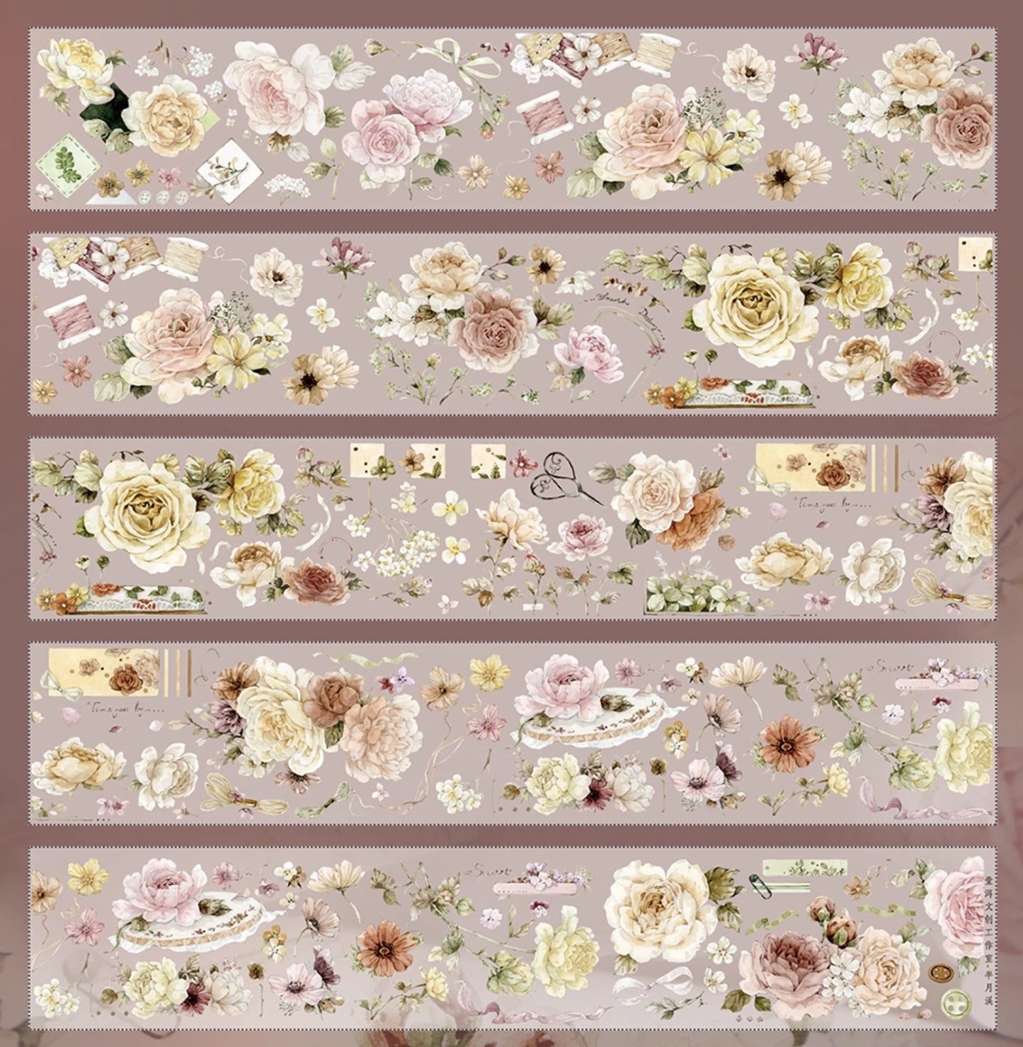 Half Creek Moon Washi/ PET Tape