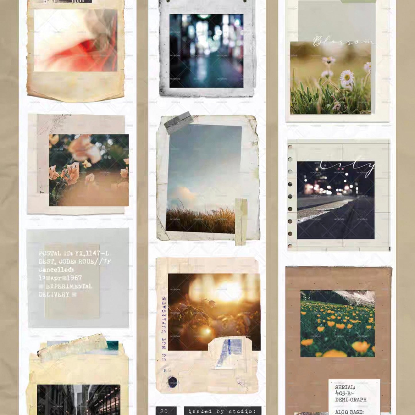 Polaroid Journal Washi Tape