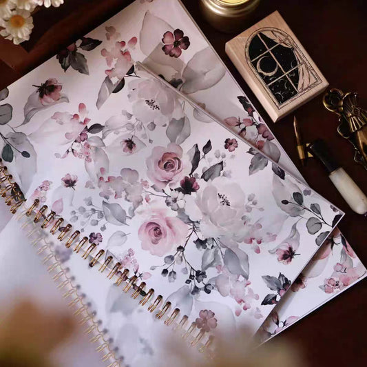 Sticker Release Book A5 - Flower Notes