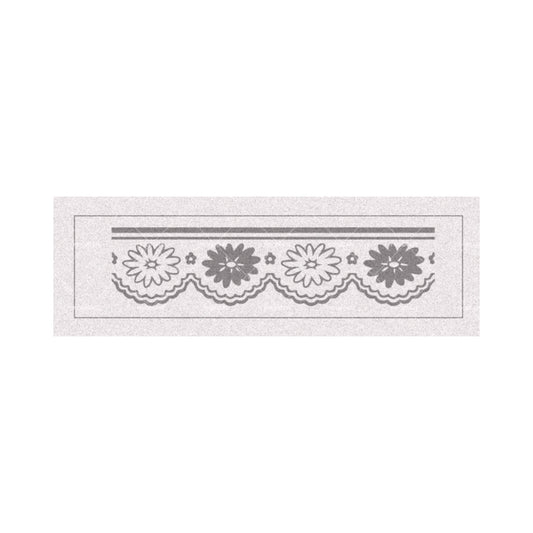 Mini Wooden Stamp - Flower Lace