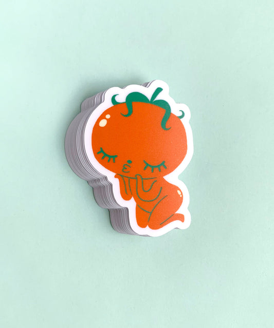 Kissy Tomato - Vinyl Sticker